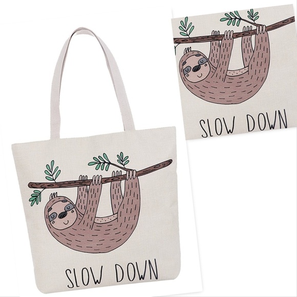 sloth tote